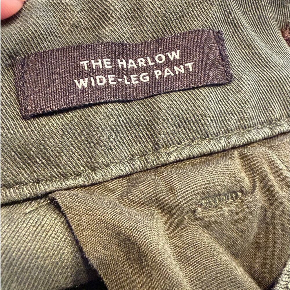 Madewell The Harlow Wide-Leg Pants in Olive Green - Picture 8 of 8